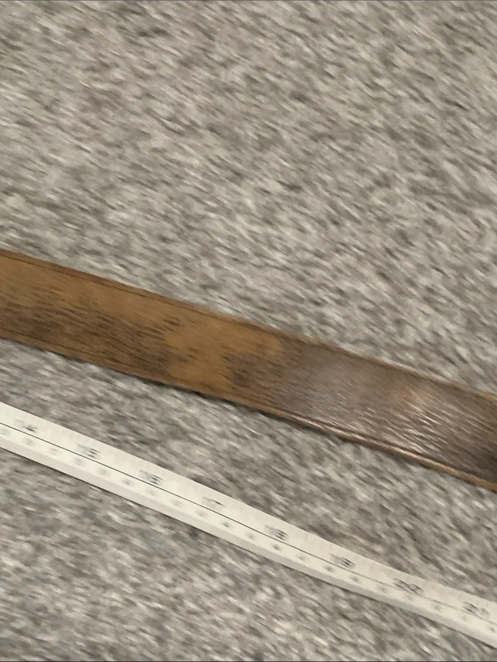 Vintage Brown Distressed Leather Belt with Brass Buckle